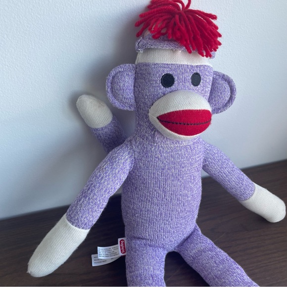 Purple Schylling Sock Monkey - Picture 2 of 7